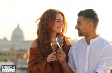 Surprise proposal & love shoot Rome, Mouzar & Sanna